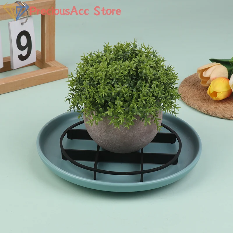 10Pcs Flower Pot Tray Anti Rot Root Plastic Saucer Bracket Drip Plant Flowerpot Tray Indoor Outdoor Home Garden Supplies thumbnail 3