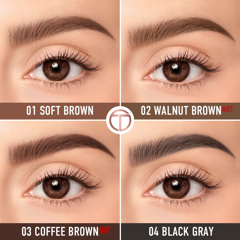 O.TWO.O Machete Eyebrow Pencil Waterproof Natural Long Lasting Smooth Fill Fluff Blendable High Pigment Brow Pencil Eye Makeup thumbnail 3
