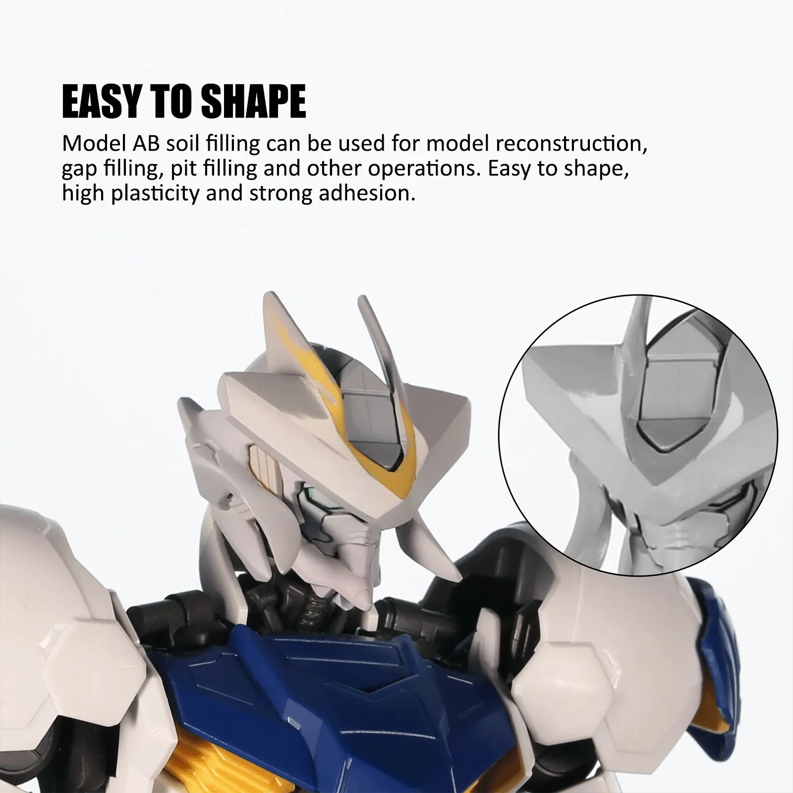 DSPIAE DIY MEP Modeling Epoxy Putty for Model Modification and Repair Paint Tool Sets Gray White Black Epoxy Resin thumbnail 4