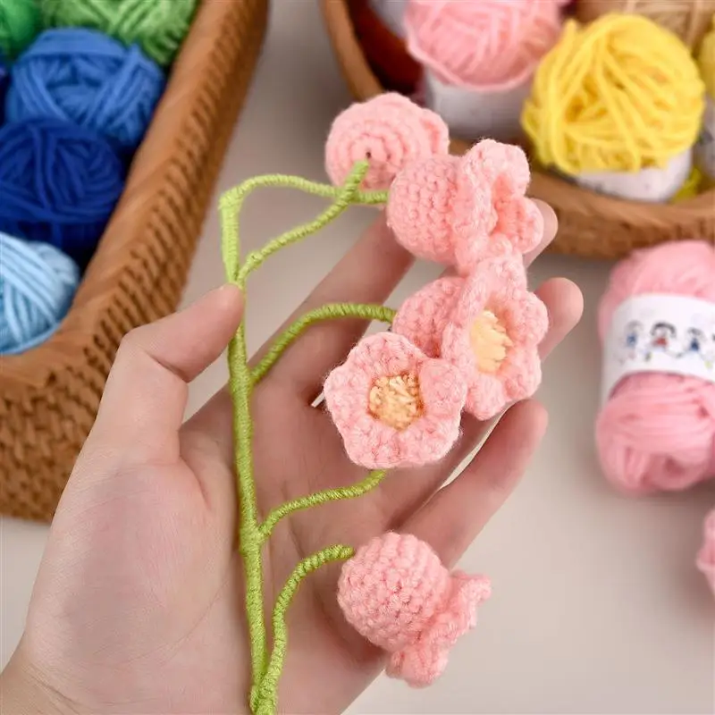 12 Color Set Acrylic Fibers Knitting Wool Yarn Needlework Dyed Lanas For Crochet Craft Sweater Hat Dolls At Low Price thumbnail 6