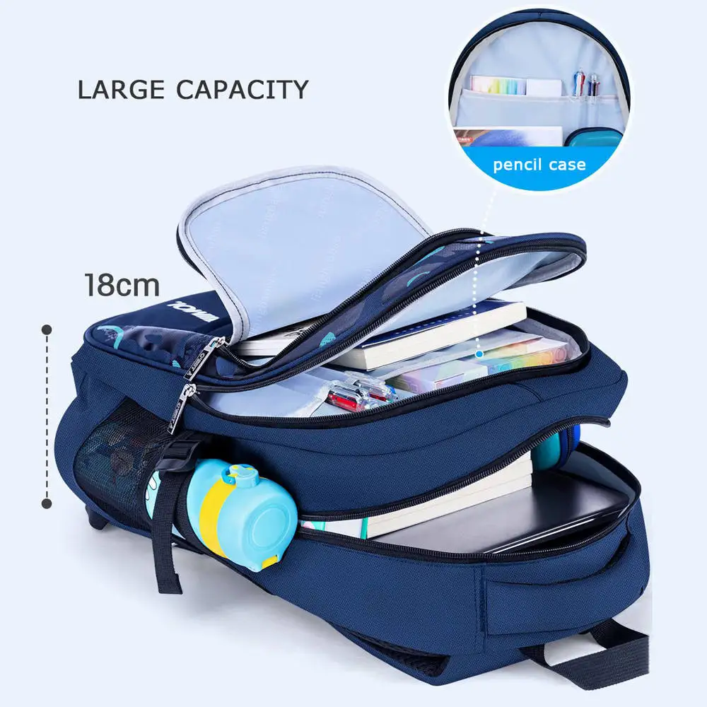 2024 New Children School Bags Kids Backpack In Primary Schoolbag For Teenager Boys Waterproof Backpacks Book Bag Mochila thumbnail 2