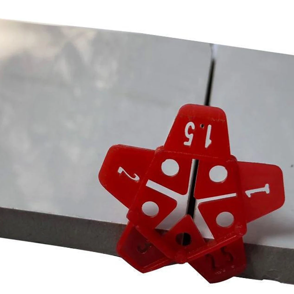 10-400Pcs 5in1 Professional Tile Spacers Clips Wedge Ceramic Leveling System Floor Wall Gap Leveling System Construction Tools thumbnail 3