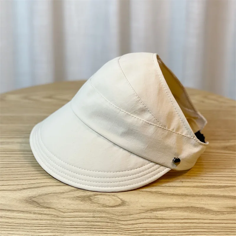 Foldable Women's Sun Hat with Wide Brim and Breathable Top - Perfectfor Ponytails thumbnail 4