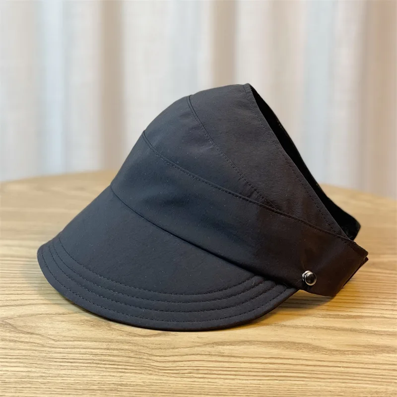 Foldable Women's Sun Hat with Wide Brim and Breathable Top - Perfectfor Ponytails thumbnail 6