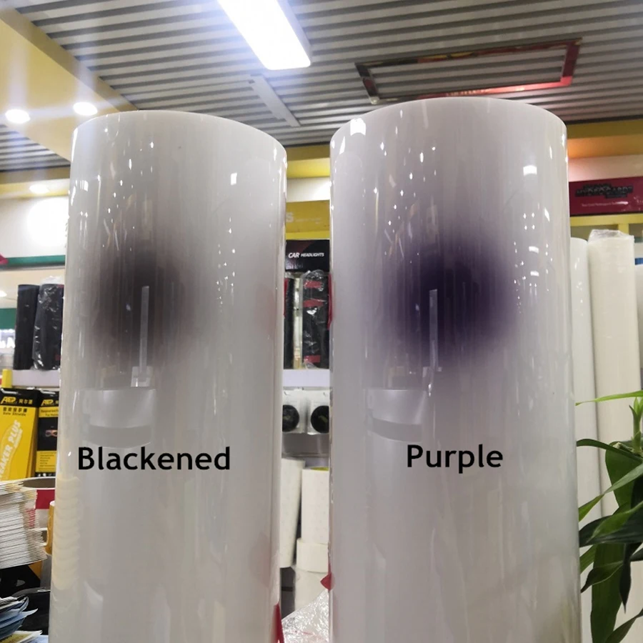 Automotive TPU Headlight Film Intelligent Light Control Car Body Protection Film Repair Scratches Photochromic Modification Film thumbnail 4