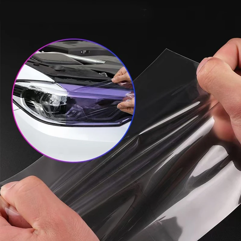 Automotive TPU Headlight Film Intelligent Light Control Car Body Protection Film Repair Scratches Photochromic Modification Film thumbnail 6
