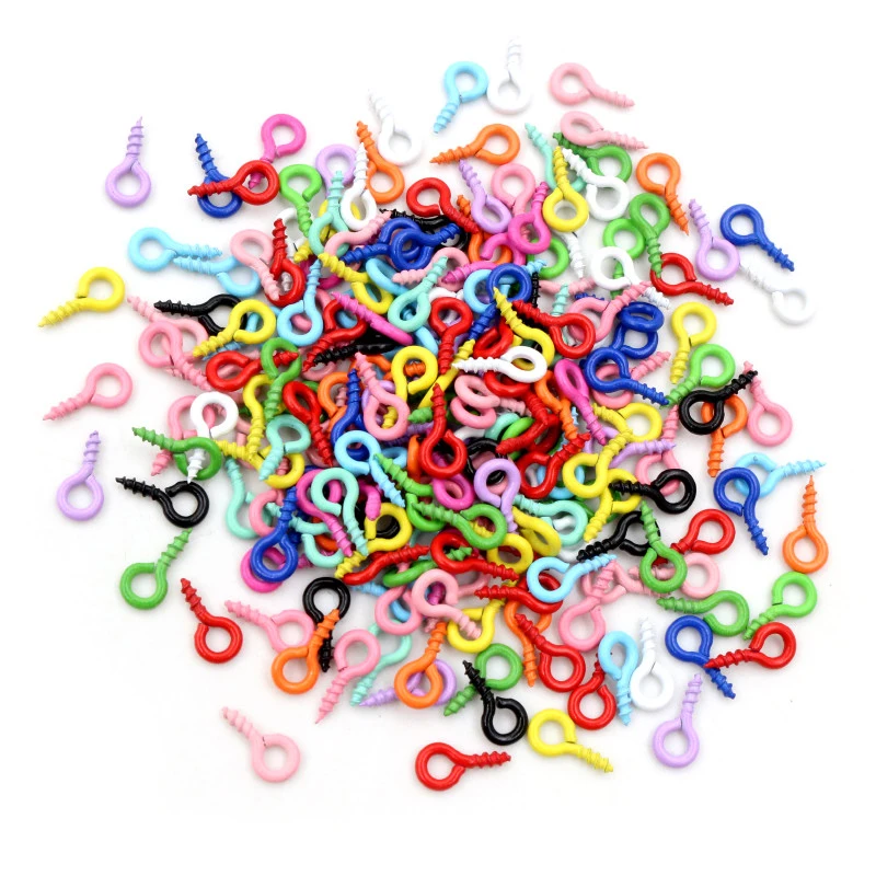 Colorful Mixed Alloy Split Jump Rings Lobster Clasp Eyelets Screw Pins Keychain DIY Jewelry Making Accessories Supplies thumbnail 6