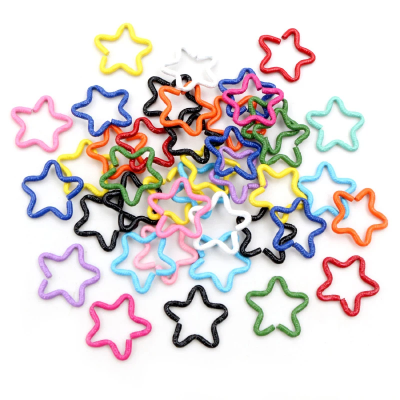 Colorful Mixed Alloy Split Jump Rings Lobster Clasp Eyelets Screw Pins Keychain DIY Jewelry Making Accessories Supplies thumbnail 5