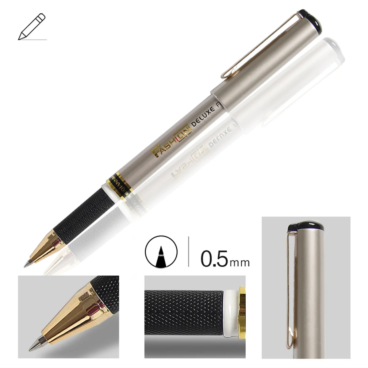 Gel Pen High Capacity Black/Blue Ink 0.5mm Superior Quality Very Good Writing Gel ink Pens Office & School Neutral Pen Supplies thumbnail 3