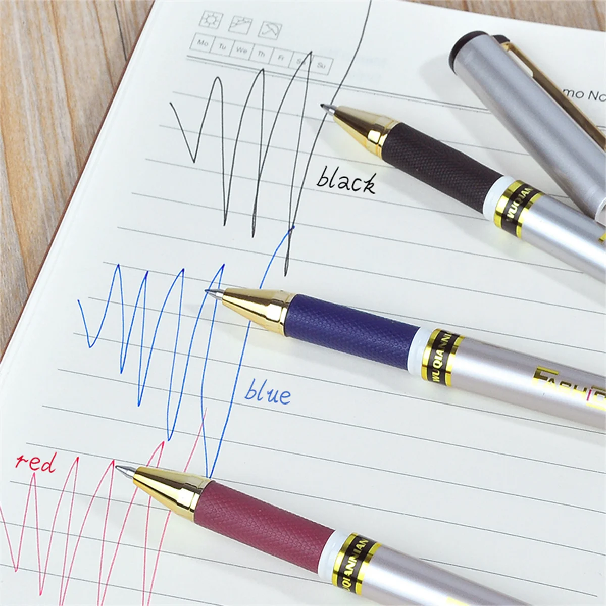 Gel Pen High Capacity Black/Blue Ink 0.5mm Superior Quality Very Good Writing Gel ink Pens Office & School Neutral Pen Supplies thumbnail 2