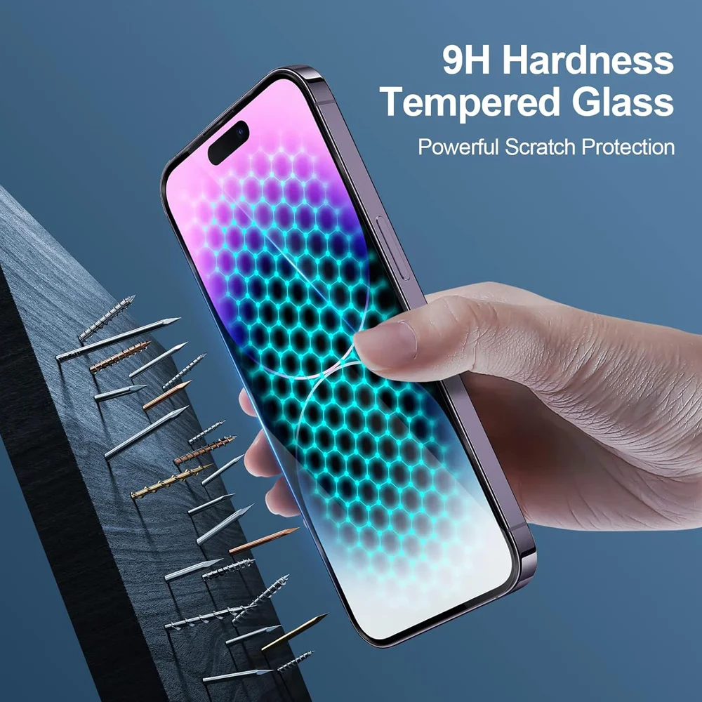 HD Screen Protection For iPhone 16 15 17 14 13 12 11 Pro Max Tempered Glass iPhone15 Pro Camera Lens Film iPhone16 Plus 13 Mini thumbnail 4