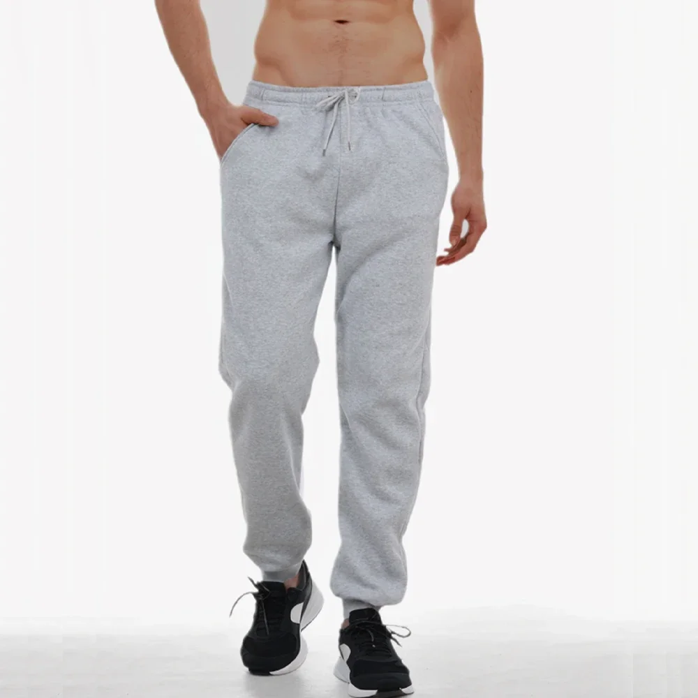 Men's Tracksuit Pants Jogger Track Sweatpants Spring Autumn Fleece Pants Men Clothing Gym Sports Women's Loose Winter Trousers thumbnail 6