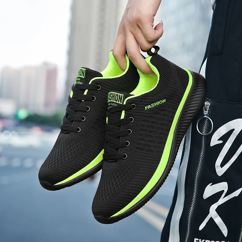 Sneakers Men Running Walking Knit Shoes Fashion Casual High Quality Sport Athletic Gym Lightweight Men Casual Shoes thumbnail 5