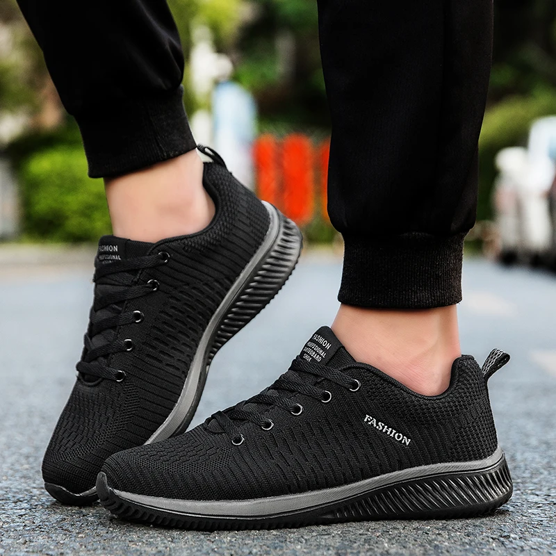 Sneakers Men Running Walking Knit Shoes Fashion Casual High Quality Sport Athletic Gym Lightweight Men Casual Shoes thumbnail 3