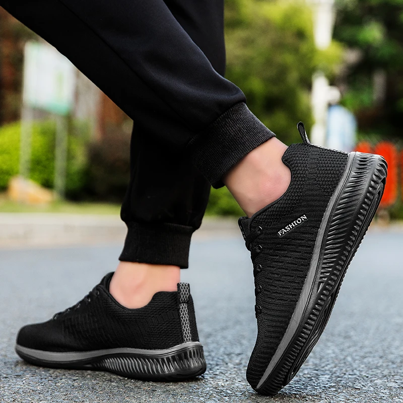 Sneakers Men Running Walking Knit Shoes Fashion Casual High Quality Sport Athletic Gym Lightweight Men Casual Shoes thumbnail 4