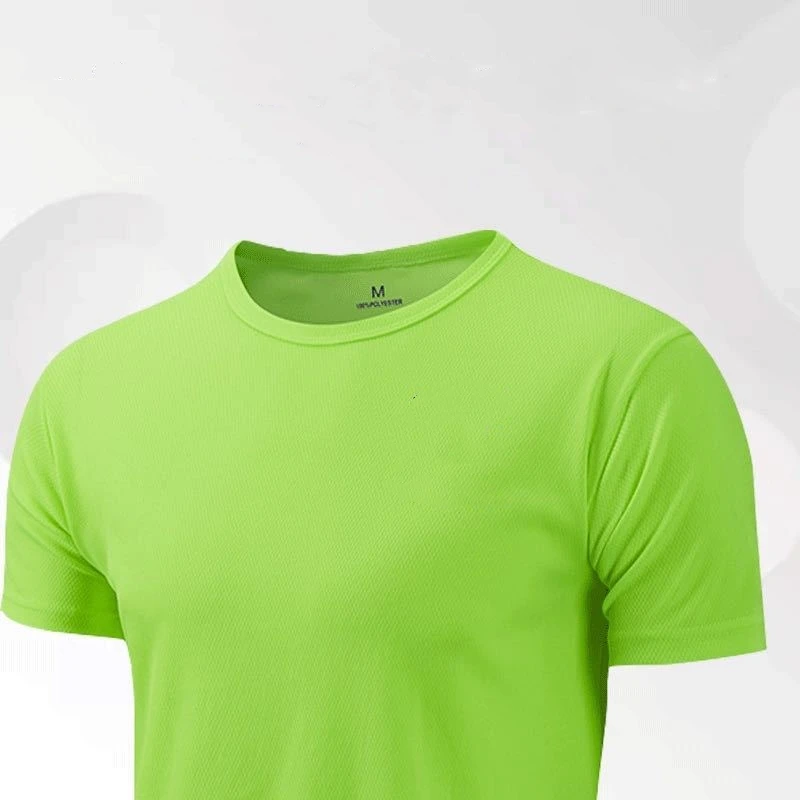 Men Women Quick Dry Short Sleeve Sport T Shirt Gym Jerseys Fitness Shirt Trainer Running T-Shirt Teenager Breathable Sportswears thumbnail 4