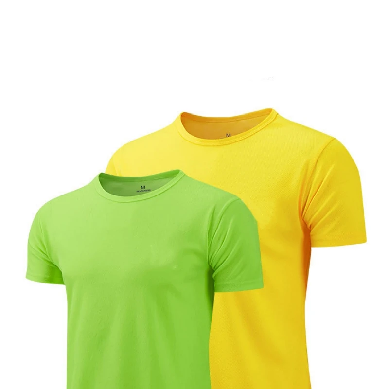 Men Women Quick Dry Short Sleeve Sport T Shirt Gym Jerseys Fitness Shirt Trainer Running T-Shirt Teenager Breathable Sportswears thumbnail 3