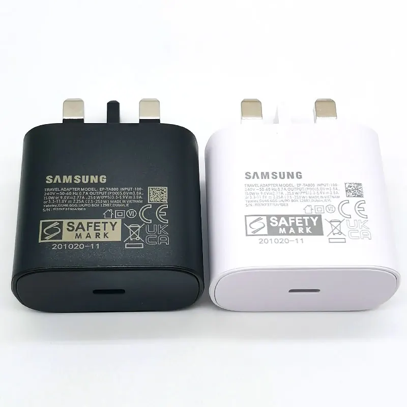 For Samsung 25W UK Plug Super Fast Charger Adapter For Galaxy Z Flip Fold 6 5 4 3 2 S24 S23 S22 S21 S20 Ultra FE A15 A25 A35 A55 thumbnail 3