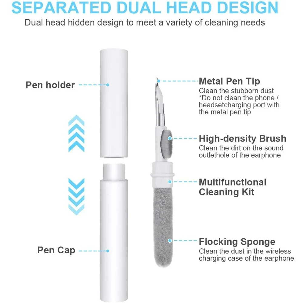 Cleaner Sets for Bluetooth Earphone Airpods Pro 1 2 3 Earbuds Case Cleaning Pen Brush Tools for Samsung Xiaomi Huawei Airdots thumbnail 4