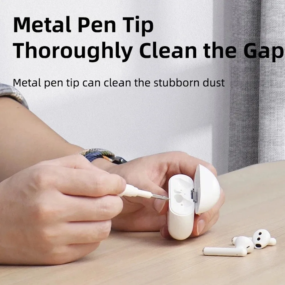 Cleaner Sets for Bluetooth Earphone Airpods Pro 1 2 3 Earbuds Case Cleaning Pen Brush Tools for Samsung Xiaomi Huawei Airdots thumbnail 2