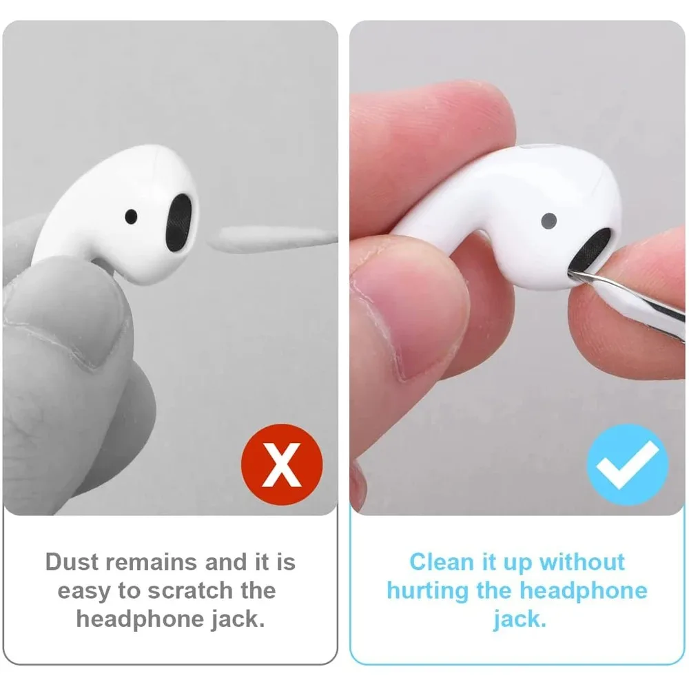 Cleaner Sets for Bluetooth Earphone Airpods Pro 1 2 3 Earbuds Case Cleaning Pen Brush Tools for Samsung Xiaomi Huawei Airdots thumbnail 5