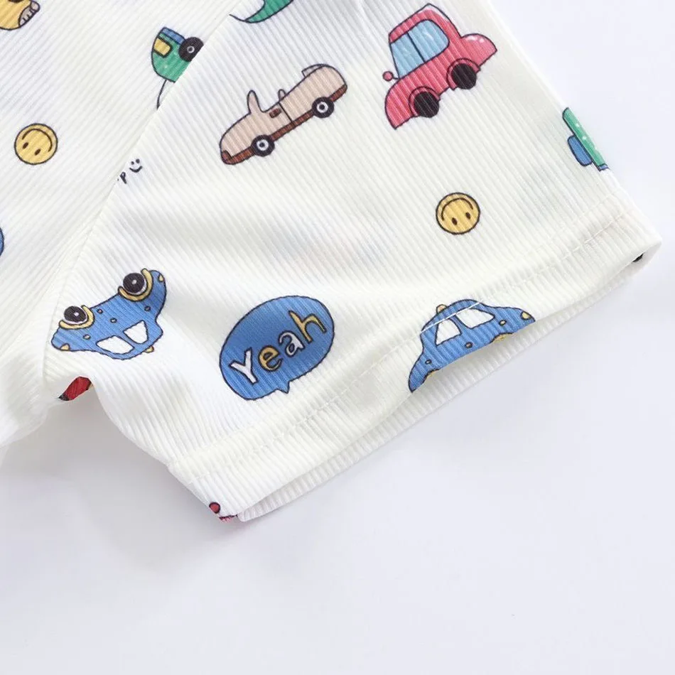 Baby Summer Sleepsuit Thin Ice Silk for Cool Comfort Anti-Kick Feature to Keep Baby Safe Unisex Homewear Sleepwear Robes thumbnail 4
