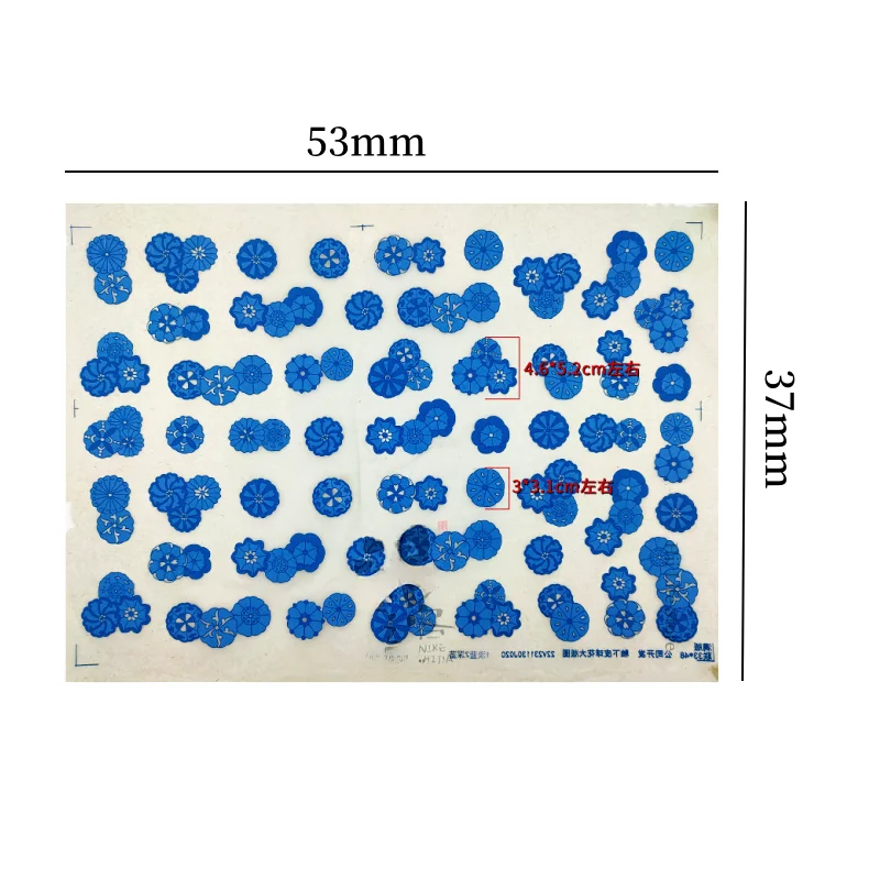 1Pc Pottery Creative Ceramic Clay Under Glaze Blue and White Decal Printing Transfer Paper DIY Pottery Handicrafts Coloring Tool thumbnail 3