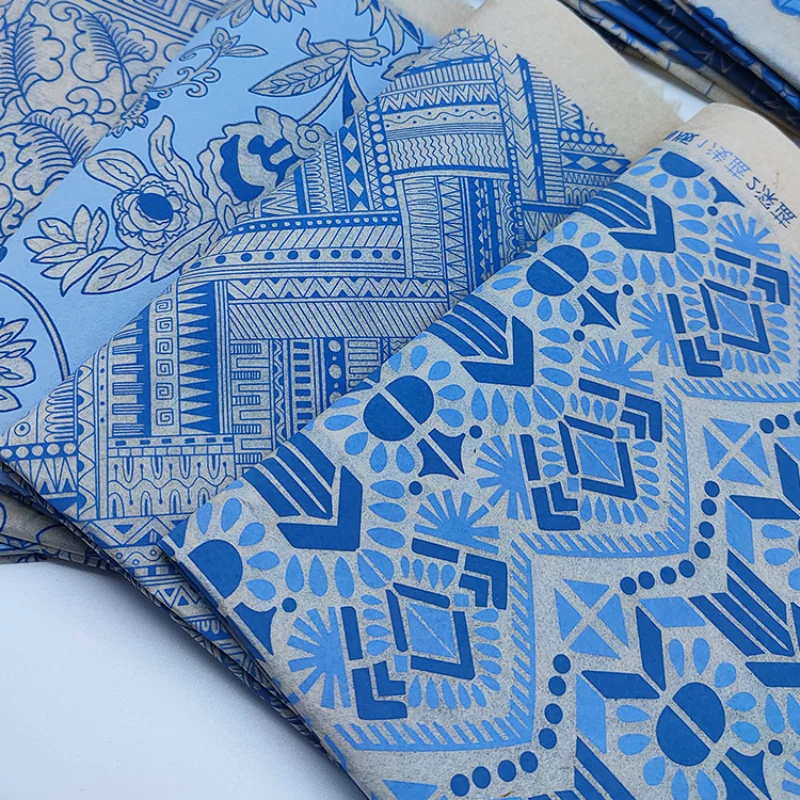 1Pc Pottery Creative Ceramic Clay Under Glaze Blue and White Decal Printing Transfer Paper DIY Pottery Handicrafts Coloring Tool thumbnail 2