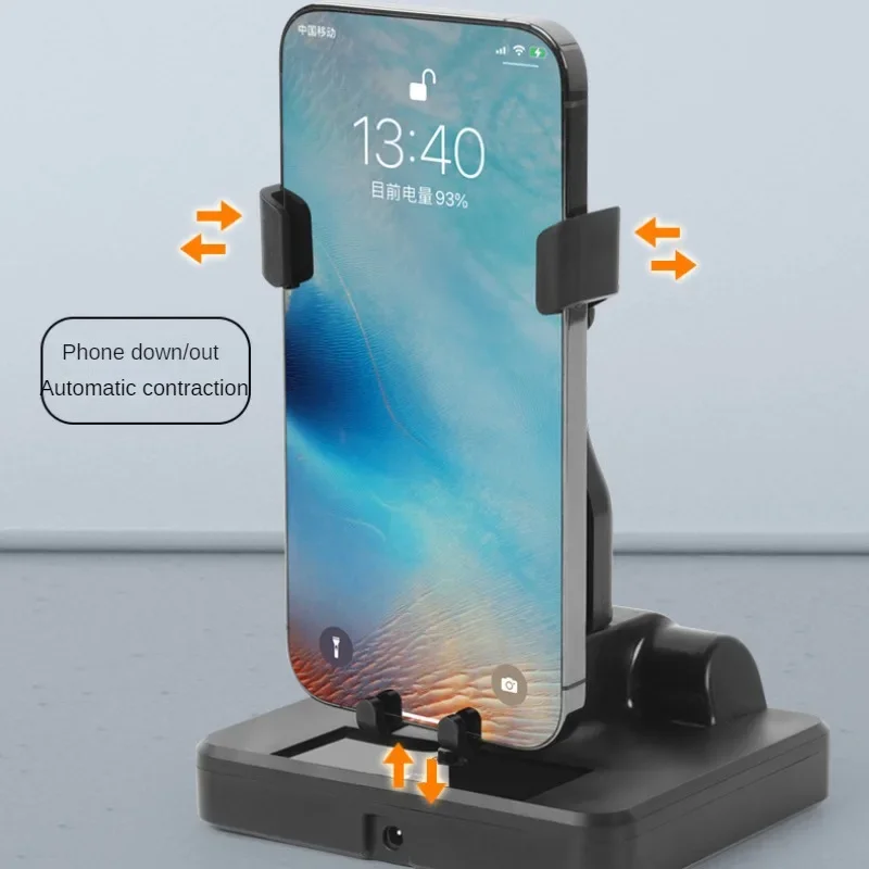Desk Mute Automatic Swing Shaker Mobile Phone Stand Holder Automatic Swing Shake Phone Wiggler Pedometer Brush Stepper thumbnail 3