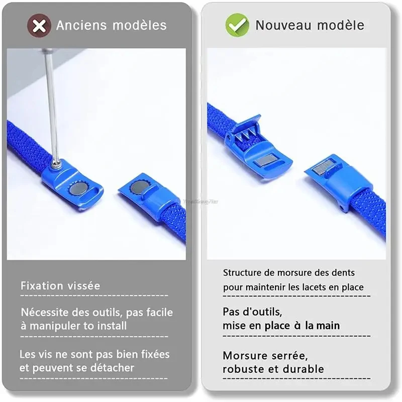 Magnetic Locking Shoelaces without ties Sneakers elastic laces Children Adults No Tie Shoe laces Shoe accessories 1Pair thumbnail 2