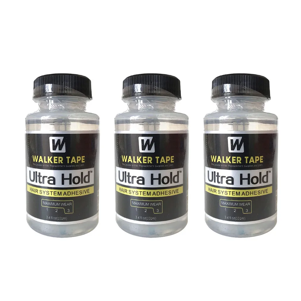 Ultra Hold Brush-on Liquid Bond Hair System Adhesive Silicone Glue For Lace Wig/Toupee/Closure/Beard 3.4/1.4/0.5OZ thumbnail 6