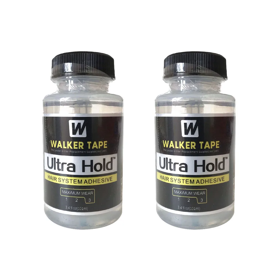 Ultra Hold Brush-on Liquid Bond Hair System Adhesive Silicone Glue For Lace Wig/Toupee/Closure/Beard 3.4/1.4/0.5OZ thumbnail 2