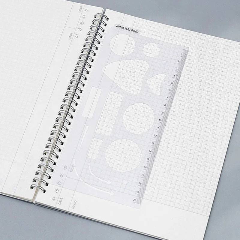 Mind Mapping A4/B5 Cornell Grid Notebook Student Coil Book Daily Weekly Monthly Planner School Office Supplies Ruled Stationery thumbnail 6