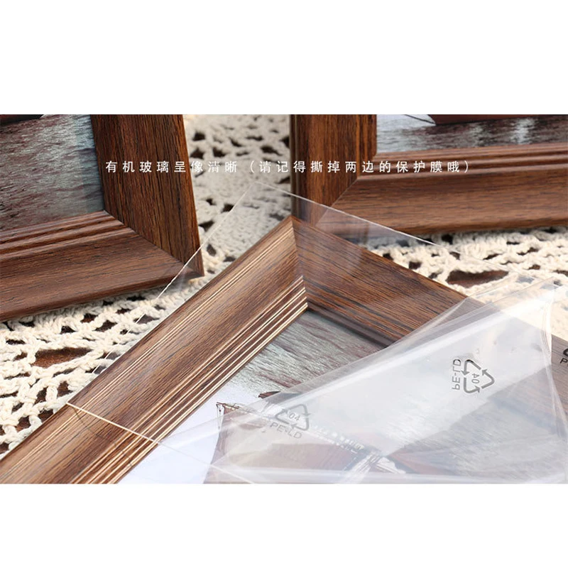 Retro Picture Frame Vintage Photo Frame Picture Display Wedding Photo Holder Desk Decor Porta Retrato Fotolijst thumbnail 6