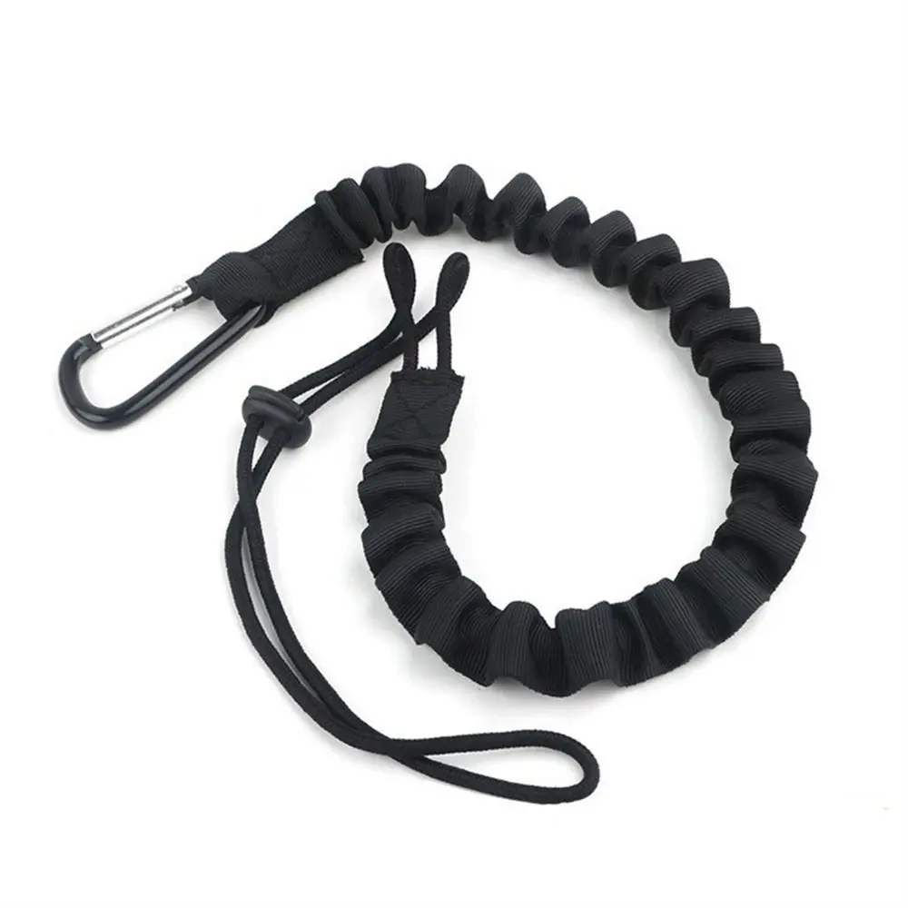 With Carabiner Hook Safety Bungee Tether Anti-Falling TelescopicSafety Rope Aerial Work Sport Climbing Working Tools Lanyard thumbnail 4