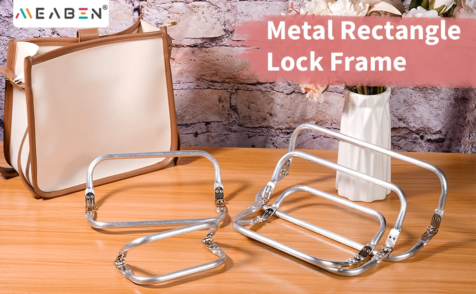 Metal Aluminum Tube Frame Bag For Wallet Coin Purse Kiss Clasp Lock Handbag Clutch Bag Parts Pipe Clamp Handle Bag Accessories thumbnail 3