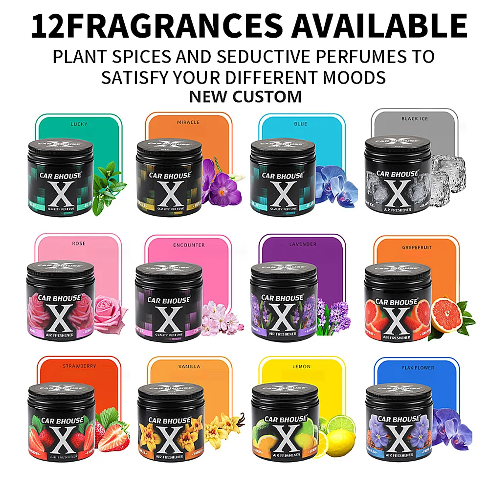 Car Air Freshener Solid Cologne Lavender Lemon Auto Accessories Vanilla Good Smell Odor Eliminator Essential For Home Closet thumbnail 2