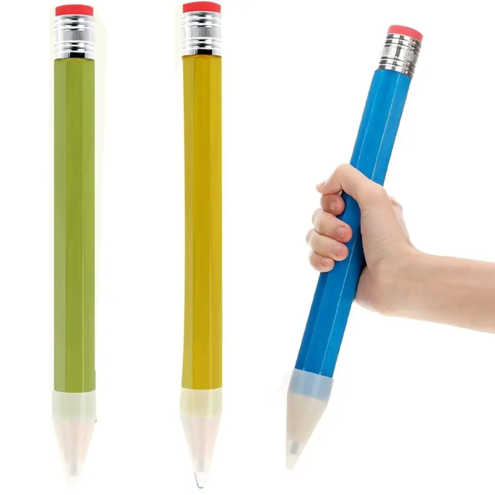 18/35CM Giant Wooden Pencil With Eraser Painter Artist Student Fun Novelty Gift Toy Performance Prop Stationery School Supplies thumbnail 2