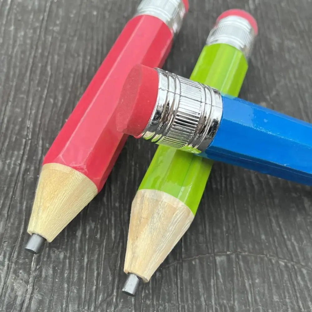 18/35CM Giant Wooden Pencil With Eraser Painter Artist Student Fun Novelty Gift Toy Performance Prop Stationery School Supplies thumbnail 4