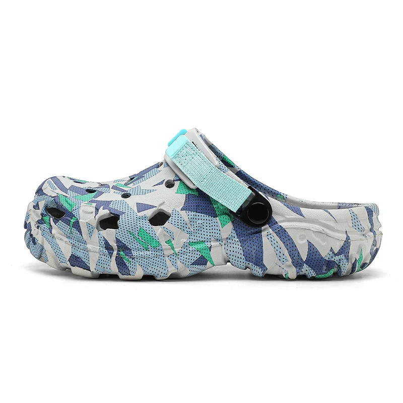 New Men's Clogs Slippers Sandal Men Garden Shoes Flat Camouflage Sandals Male Sneakers Outdoor Flip Flops Home Clogs thumbnail 4