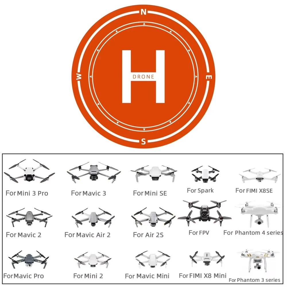 Drone Landing Pad Waterproof Fast-Fold Helipad for DJI NEO/Mavic 3/Pro Air 2s/Mavic Air 2 Mini 5 4 3 Pro Mini 2/SE Mavic 2 Pro thumbnail 2