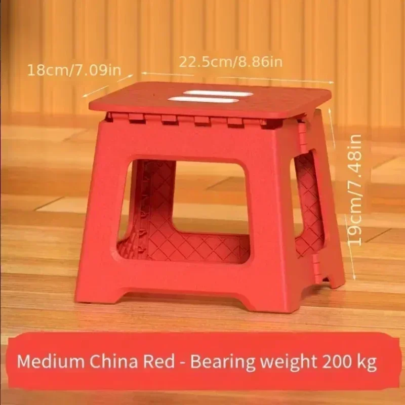 New Adult Children Portable Folding Stool Thickened Plastic Saddle Chair for Outdoor Activities and Fishing Gifts Party Favors thumbnail 4