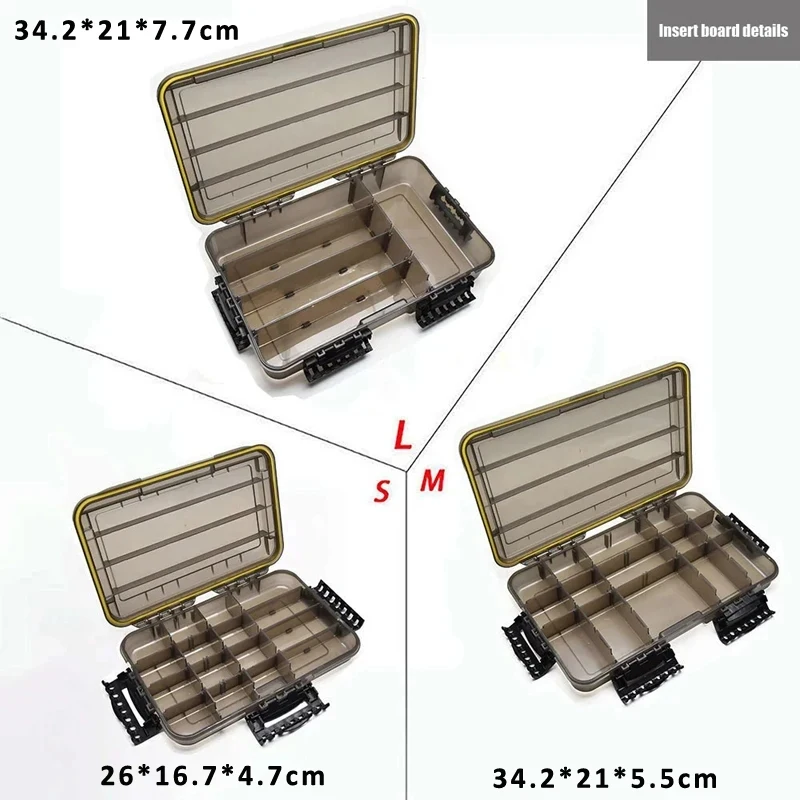 Large-Capacity Waterproof Fishing Tackle Box Fishing Accessories Tool Storage Box Fish Hook Fake Bait Storage Box Fishing Suppli thumbnail 2