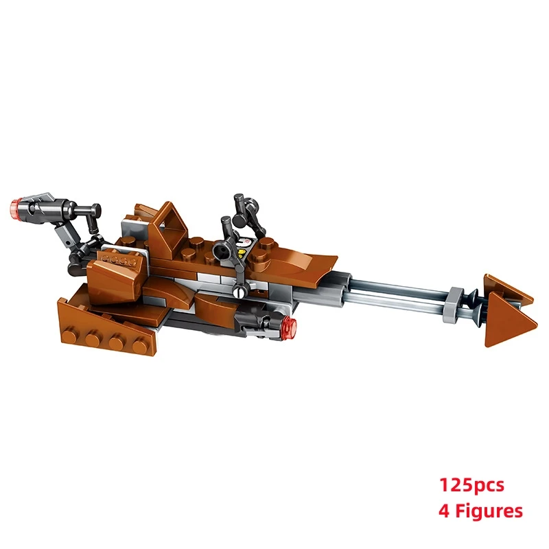 MOC Fighter X FigureAssembled Building Blocks Education Bricks Toys For Children Kids Kits Gifts K009-K012 thumbnail 4
