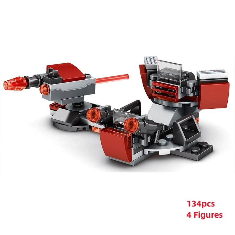 MOC Fighter X FigureAssembled Building Blocks Education Bricks Toys For Children Kids Kits Gifts K009-K012 thumbnail 6