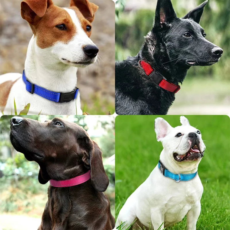 Reflective Dog Collar For Medium Large Dogs Soft Neoprene Padded Nylon Sturdy Adjustable Pets Collar for Medium Large Dogs thumbnail 6