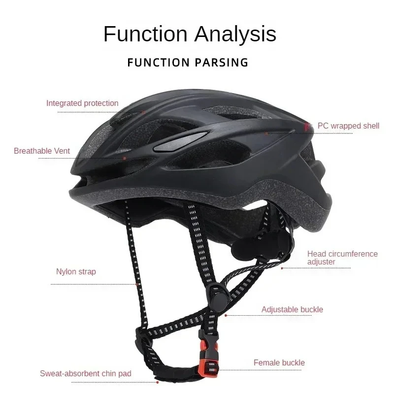 MTB Bicycle Helmet Outdoor Ultralight Riding Cycling Helmet Sports Aerodynamic Mountain Road Bike Helmet for Men Women thumbnail 3