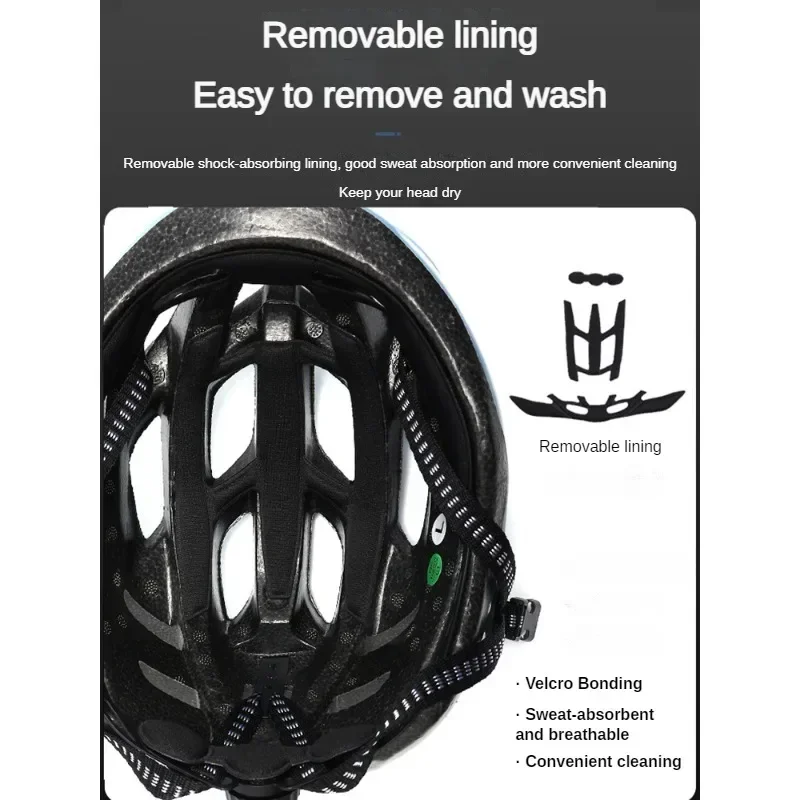 MTB Bicycle Helmet Outdoor Ultralight Riding Cycling Helmet Sports Aerodynamic Mountain Road Bike Helmet for Men Women thumbnail 4