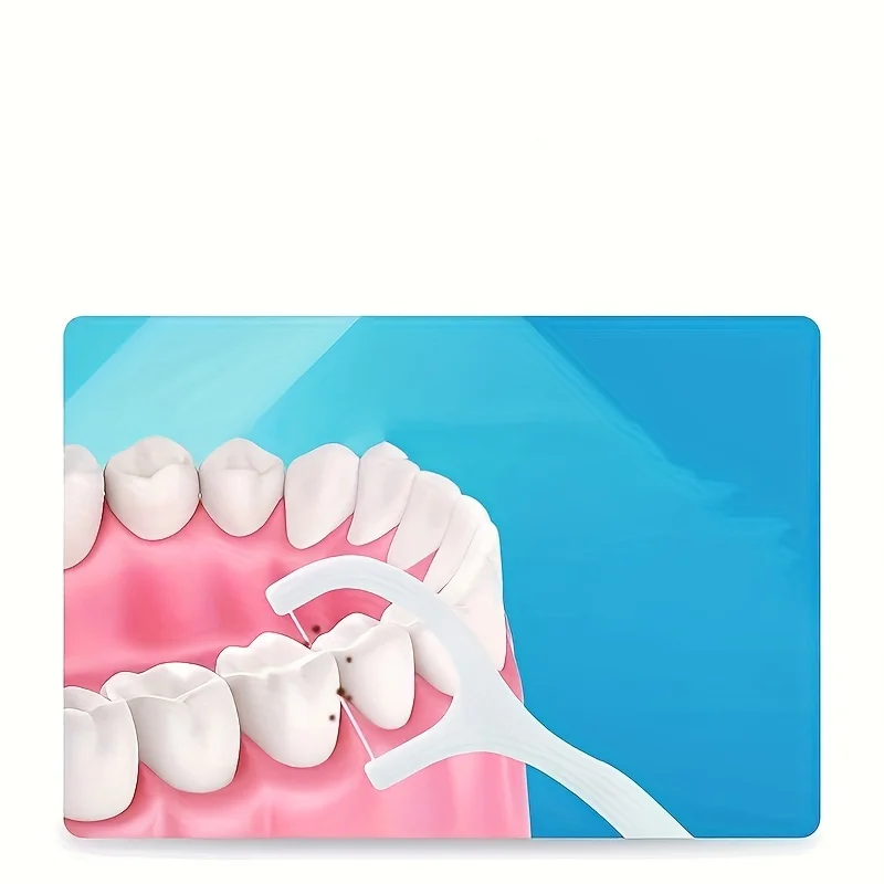 50pcs Dental Floss, Deep Cleaning Dental Floss For Proper Oral Care, Portable Disposable Dental Floss Picks For Travel Daily Lif thumbnail 3
