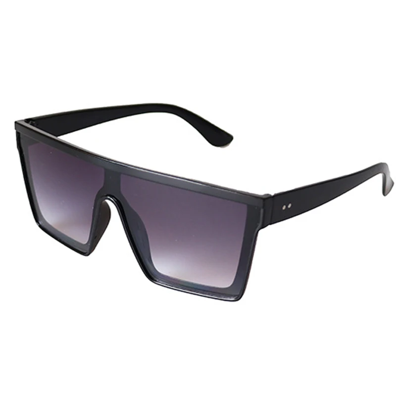 Extra large sunglasses for men and women, flat top square fashionable sunshade hat UV400 thumbnail 4
